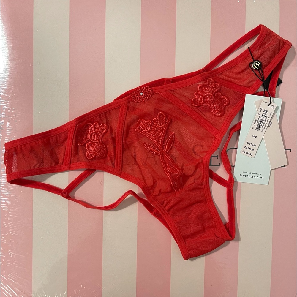 New Medium Victoria’s Secret Bluebella Nova Caged Panty